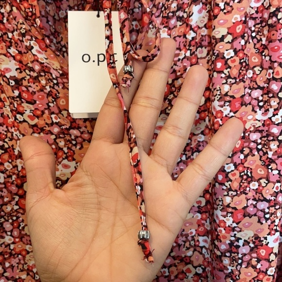 NWT Anthropologie O.P.T. Maxi Floral Ruffle Dress - Picture 9 of 12